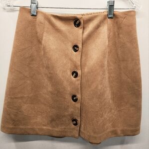 Wild Fable tan suede skirt. Juniors Size S